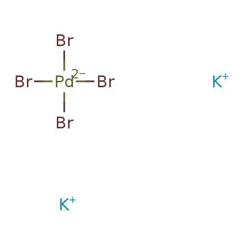 Br[Pd-2](Br)(Br)Br.[K+].[K+]