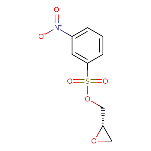 [O-][N+](=O)c1cccc(c1)S(=O)(=O)OC[C@@H]1CO1