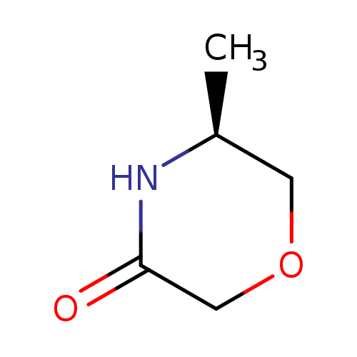 C[C@H]1COCC(=O)N1