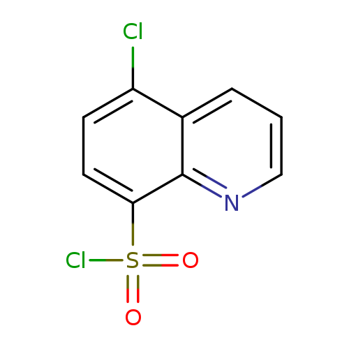 Clc1ccc(c2c1cccn2)S(=O)(=O)Cl