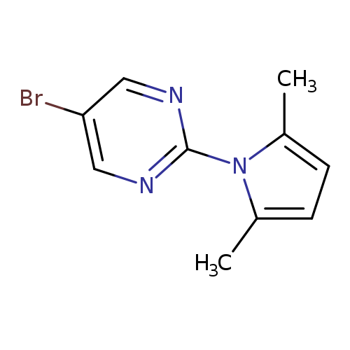 Brc1cnc(nc1)n1c(C)ccc1C