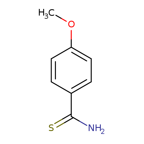 COc1ccc(cc1)C(=S)N