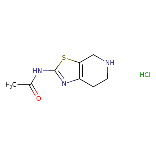 CC(=O)Nc1nc2c(s1)CNCC2.Cl