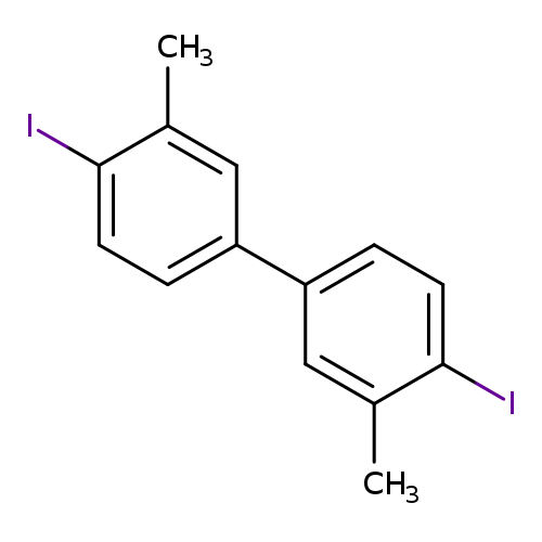 Ic1ccc(cc1C)c1ccc(c(c1)C)I