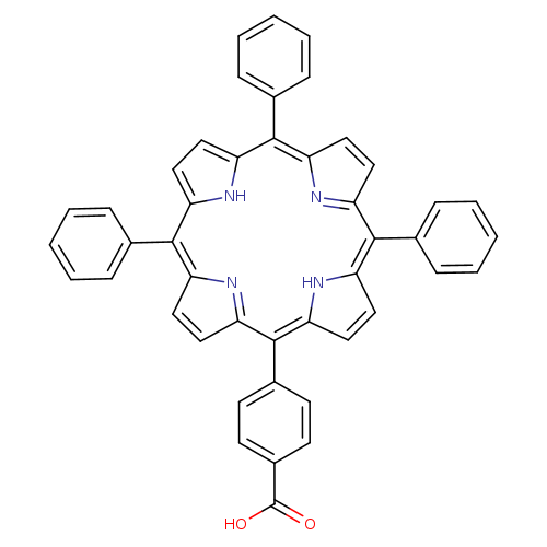 OC(=O)c1ccc(cc1)/C/1=C/2C=CC(=N2)/C(=c2/cc/c(=C(/C3=N/C(=C(c4[nH]c1cc4)/c1ccccc1)/C=C3)c1ccccc1)/[nH]2)/c1ccccc1
