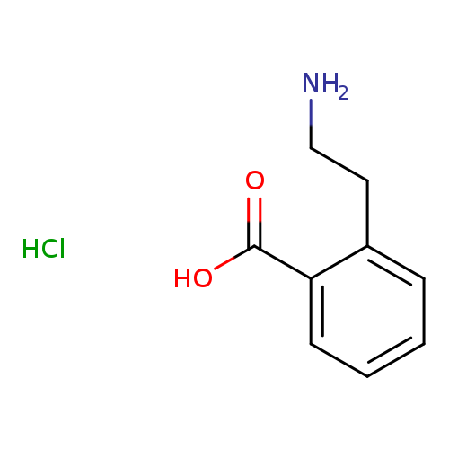 NCCc1ccccc1C(=O)O.Cl
