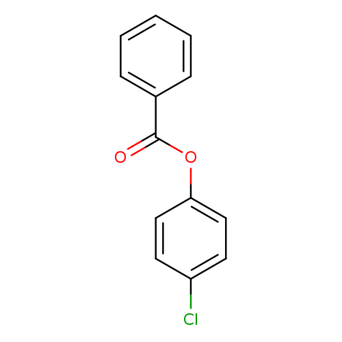 Clc1ccc(cc1)OC(=O)c1ccccc1