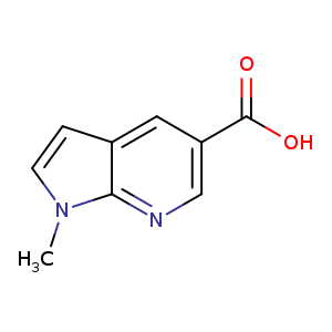 OC(=O)c1cnc2c(c1)ccn2C