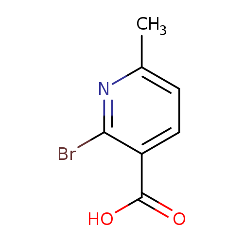 Cc1ccc(c(n1)Br)C(=O)O