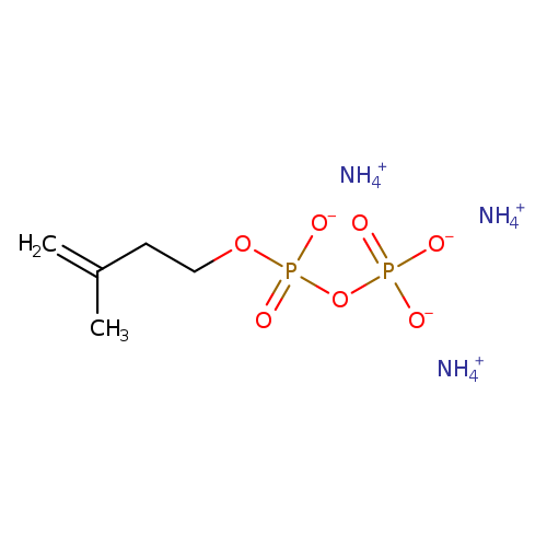 CC(=C)CCOP(=O)(OP(=O)([O-])[O-])[O-].[NH4+].[NH4+].[NH4+]