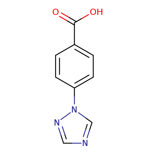 OC(=O)c1ccc(cc1)n1ncnc1