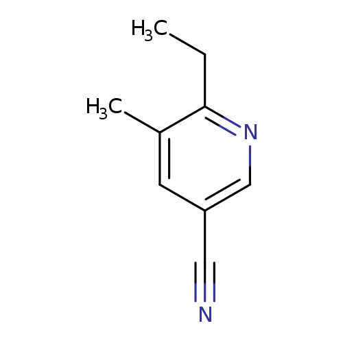 CCc1ncc(cc1C)C#N
