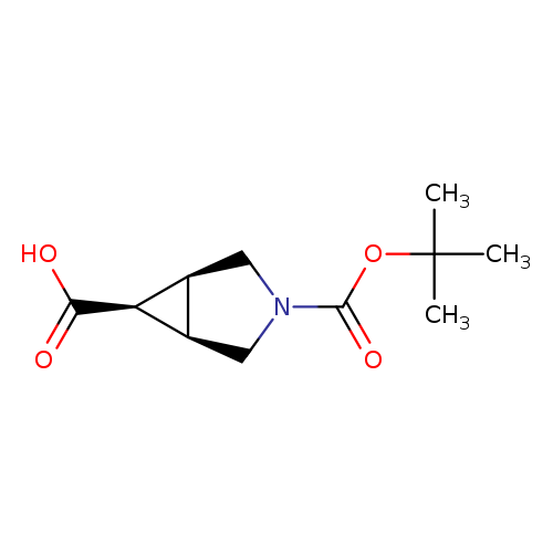 O=C(N1C[C@@H]2[C@H](C1)[C@@H]2C(=O)O)OC(C)(C)C