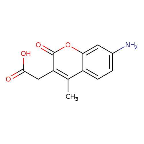 OC(=O)Cc1c(=O)oc2c(c1C)ccc(c2)N