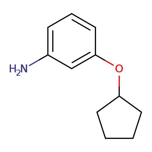 Nc1cccc(c1)OC1CCCC1