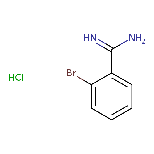 NC(=N)c1ccccc1Br.Cl