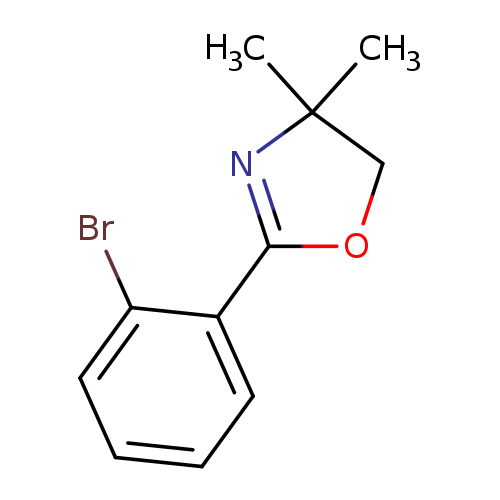 Brc1ccccc1C1=NC(CO1)(C)C