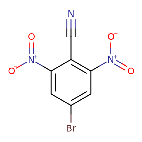 N#Cc1c(cc(cc1[N+](=O)[O-])Br)[N+](=O)[O-]