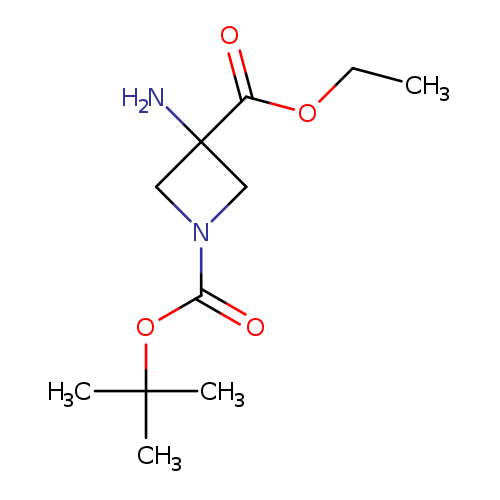 CCOC(=O)C1(N)CN(C1)C(=O)OC(C)(C)C