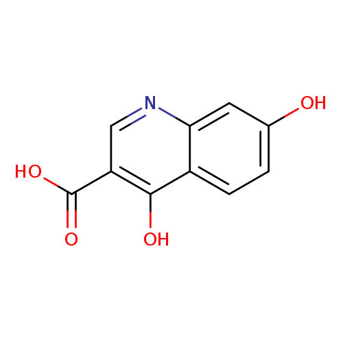Oc1ccc2c(c1)ncc(c2O)C(=O)O