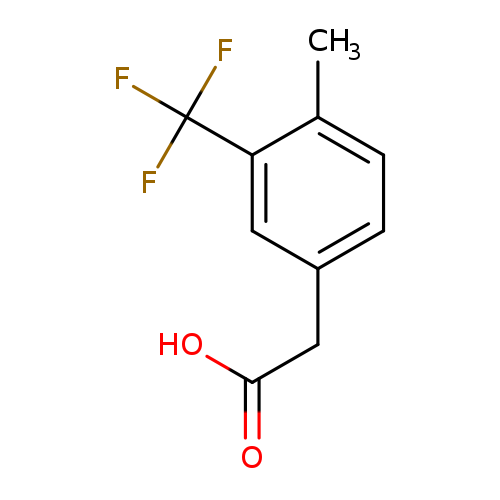 OC(=O)Cc1ccc(c(c1)C(F)(F)F)C