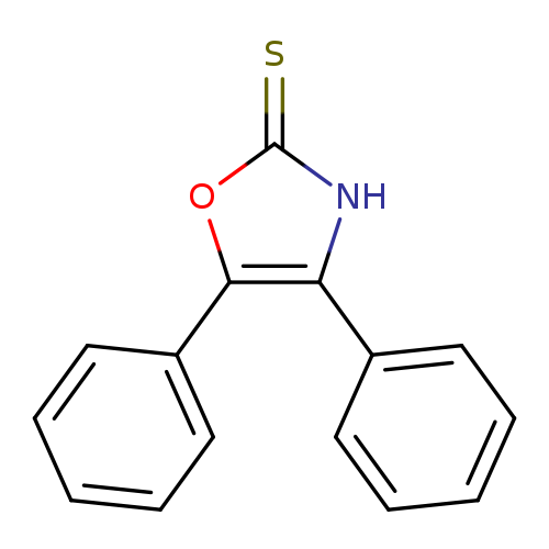 S=c1oc(c([nH]1)c1ccccc1)c1ccccc1