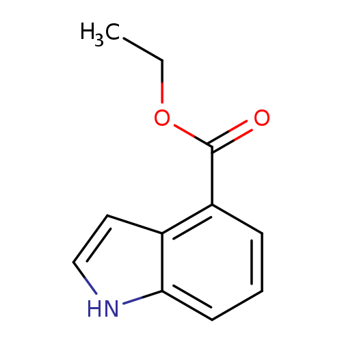 CCOC(=O)c1cccc2c1cc[nH]2
