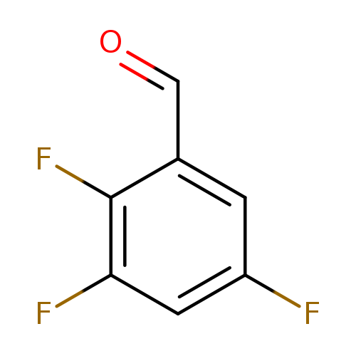 O=Cc1cc(F)cc(c1F)F