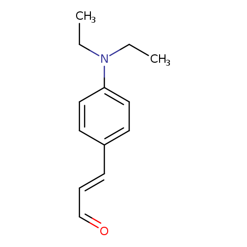 CCN(c1ccc(cc1)/C=C/C=O)CC
