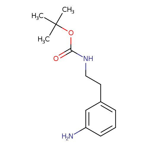 O=C(OC(C)(C)C)NCCc1cccc(c1)N