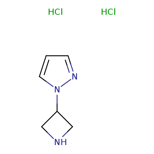 N1CC(C1)n1cccn1.Cl.Cl