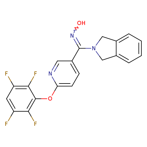 ON=C(N1Cc2c(C1)cccc2)c1ccc(nc1)Oc1c(F)c(F)cc(c1F)F