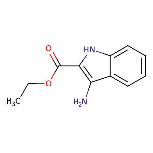 CCOC(=O)c1[nH]c2c(c1N)cccc2