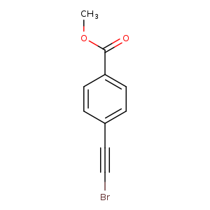BrC#Cc1ccc(cc1)C(=O)OC