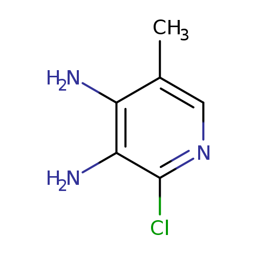 Cc1cnc(c(c1N)N)Cl