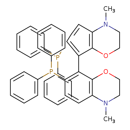 CN1CCOc2c1ccc(c2c1c2OCCN(c2ccc1P(c1ccccc1)c1ccccc1)C)P(c1ccccc1)c1ccccc1