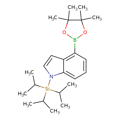 CC([Si](n1ccc2c1cccc2B1OC(C(O1)(C)C)(C)C)(C(C)C)C(C)C)C