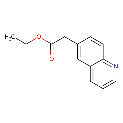 CCOC(=O)Cc1ccc2c(c1)cccn2