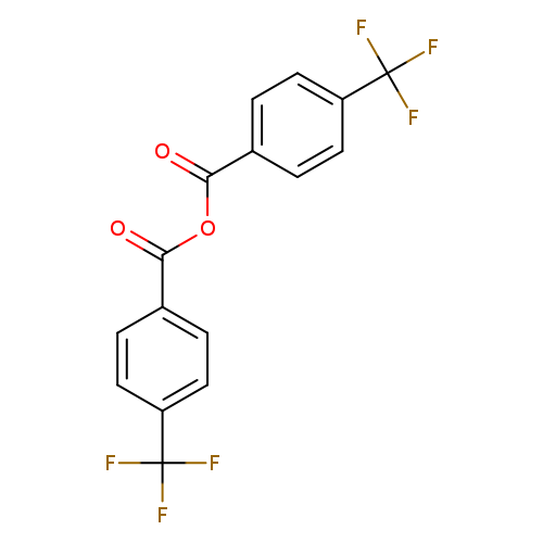 O=C(c1ccc(cc1)C(F)(F)F)OC(=O)c1ccc(cc1)C(F)(F)F