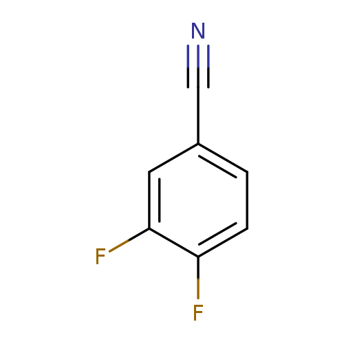 N#Cc1ccc(c(c1)F)F