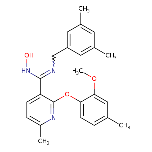 ONC(=NCc1cc(C)cc(c1)C)c1ccc(nc1Oc1ccc(cc1OC)C)C