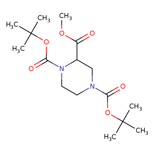 COC(=O)C1CN(CCN1C(=O)OC(C)(C)C)C(=O)OC(C)(C)C