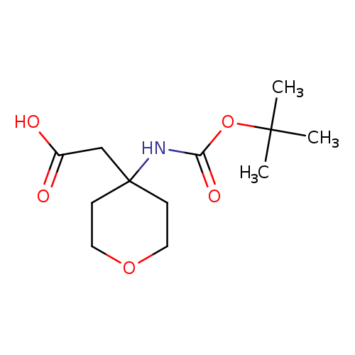 O=C(NC1(CCOCC1)CC(=O)O)OC(C)(C)C