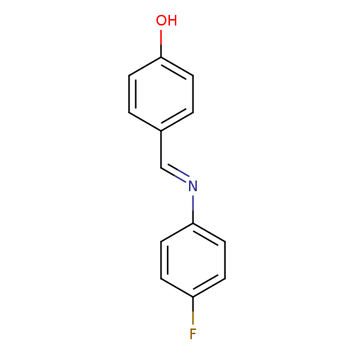 Oc1ccc(cc1)/C=N/c1ccc(cc1)F