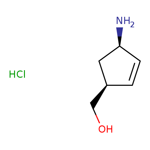 N[C@@H]1C[C@@H](C=C1)CO.Cl