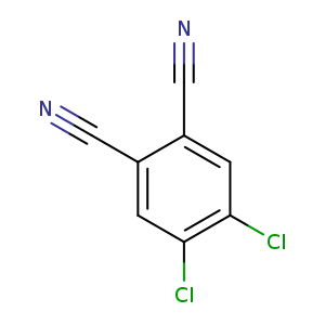 N#Cc1cc(Cl)c(cc1C#N)Cl