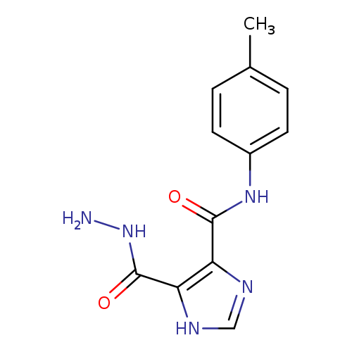 NNC(=O)c1[nH]cnc1C(=O)Nc1ccc(cc1)C