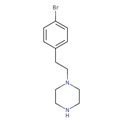 Brc1ccc(cc1)CCN1CCNCC1