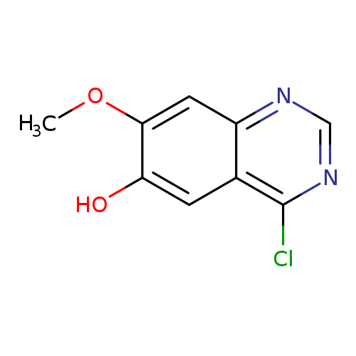 COc1cc2ncnc(c2cc1O)Cl