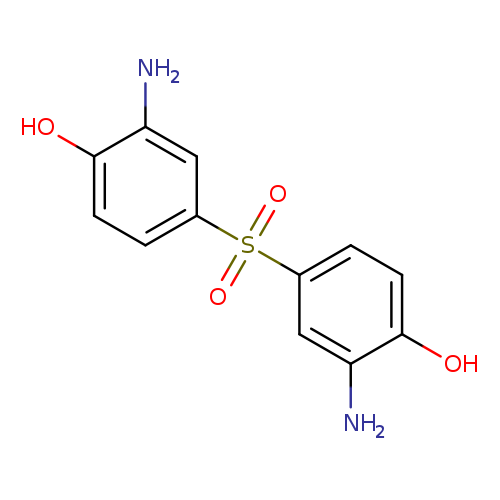 Oc1ccc(cc1N)S(=O)(=O)c1ccc(c(c1)N)O